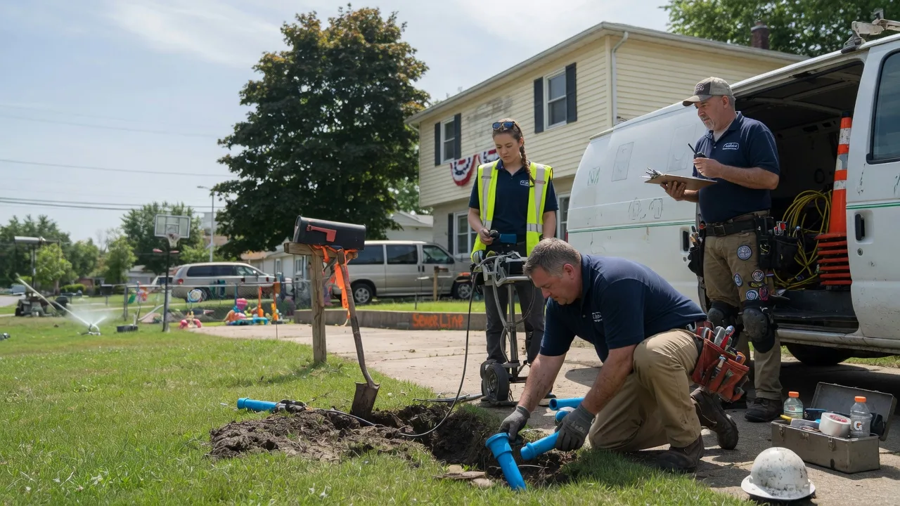 Slab Leak Repair in Center Line, MI near me
